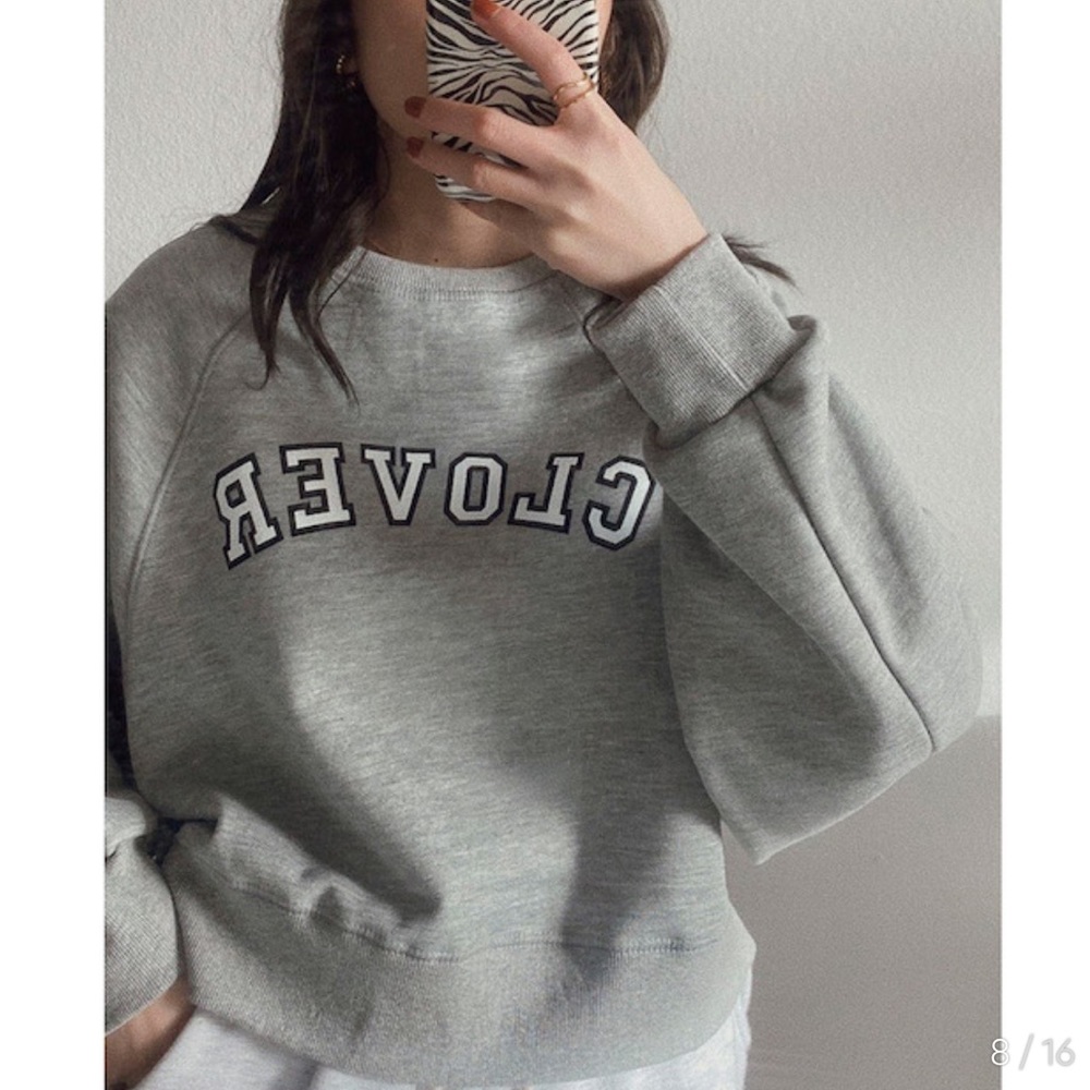 Clover Gray Crop Top